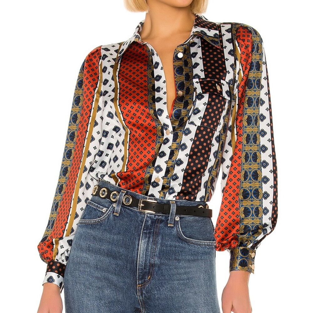 House of Harlow 1960 x Revolve Glenn blouse